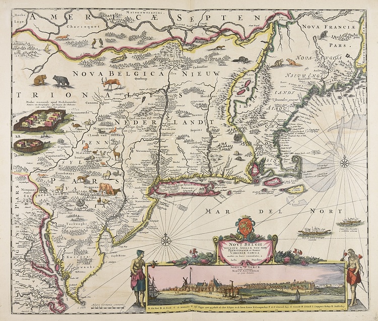 Map of New Netherland