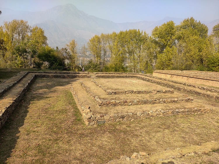 Stupa at Harwan Monastery, Kashmir