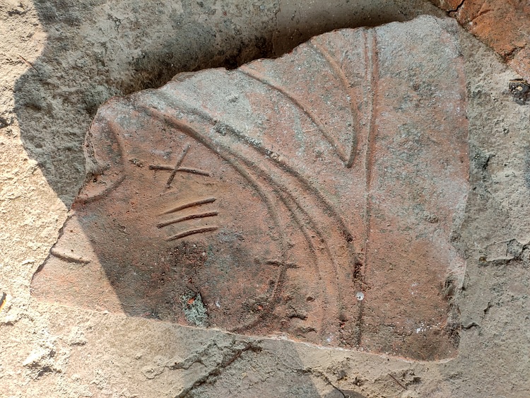 Decorated Tile from the Harwan Monastery