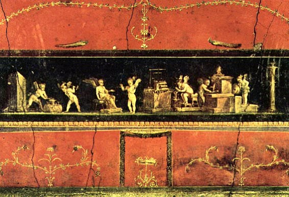 Cupid Frieze, House of the Vettii, Pompeii