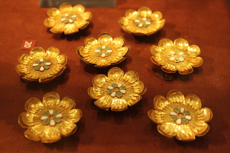 Gold Rosettes for Ancient Greek Clothing