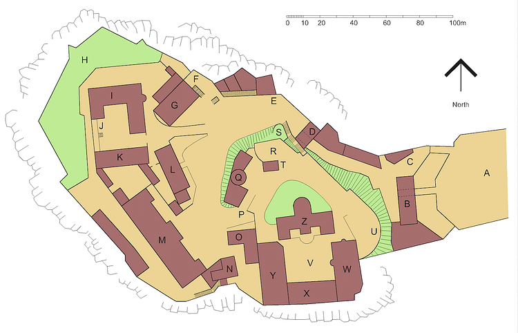 Plan of Edinburgh Castle
