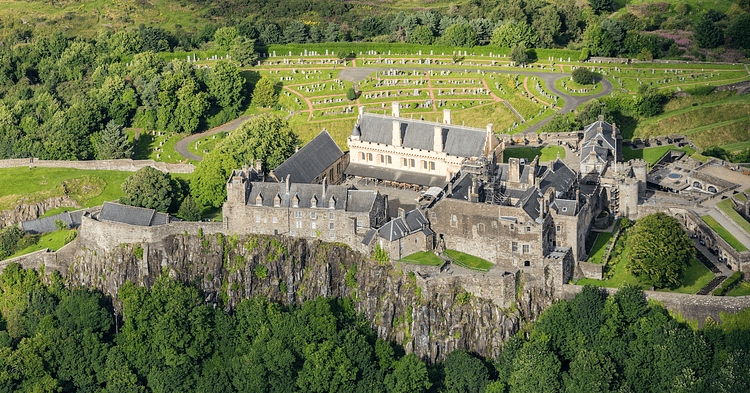 Aerial View of Stirling Castle