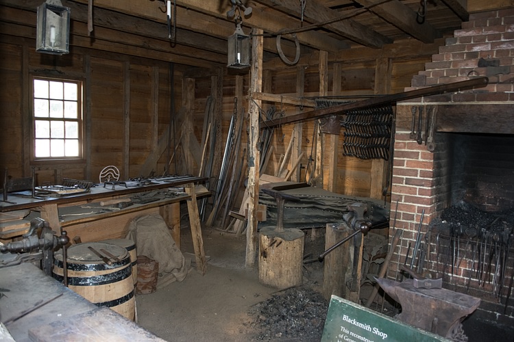 Colonial Blacksmith Shop, Mount Vernon