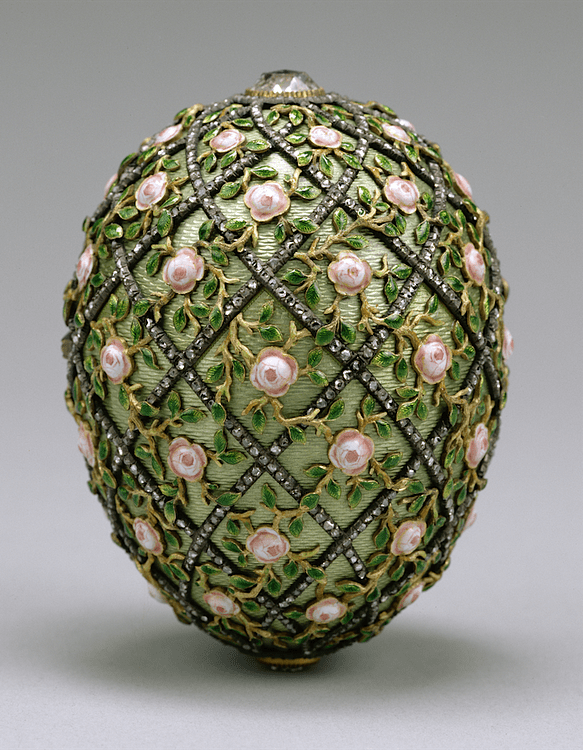 Rose Trellis Egg by Fabergé