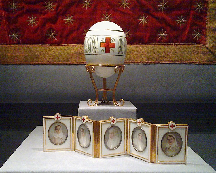 Imperial Red Cross Egg by Fabergé