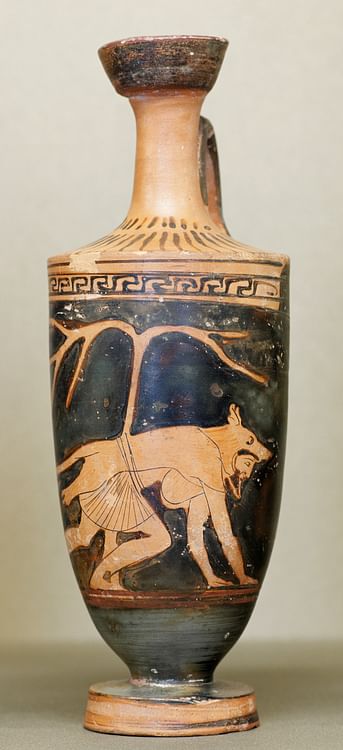 Dolon on an Attic Red-figure Lekythos