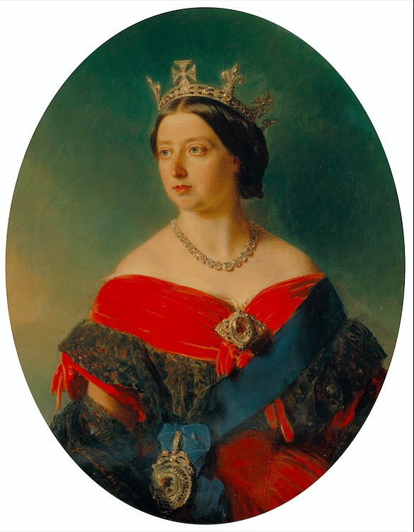 Queen Victoria Wearing the Koh-i-Noor