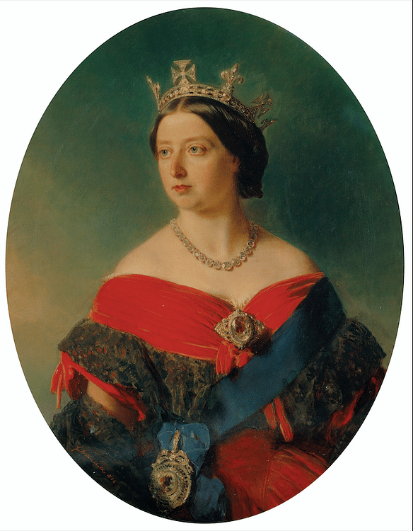 Queen Victoria Wearing the Koh-i-Noor
