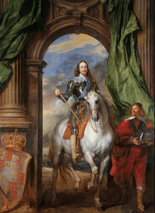 Charles I on Horseback by Anthony Van Dyck