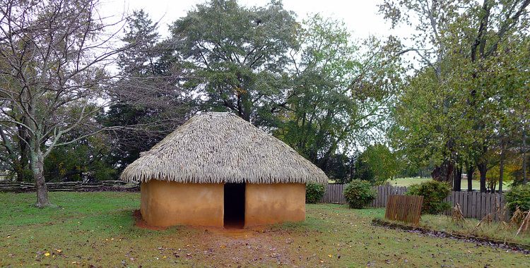 Recreated House at Etowah Mounds