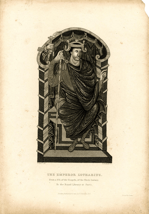 Illustration of Lothar I, Holy Roman Emperor