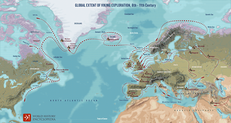 Extensão Global da Exploração Viking