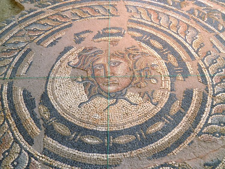 Medusa Mosaic from Dion, Greece