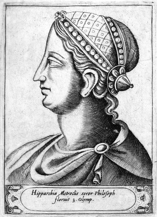 Early Modern Drawing of Hipparchia of Maroneia