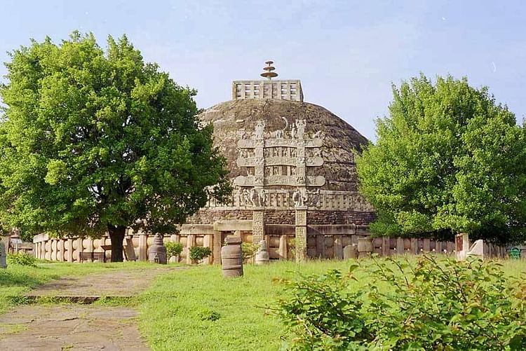 The 'Great Stupa' at Sanchi