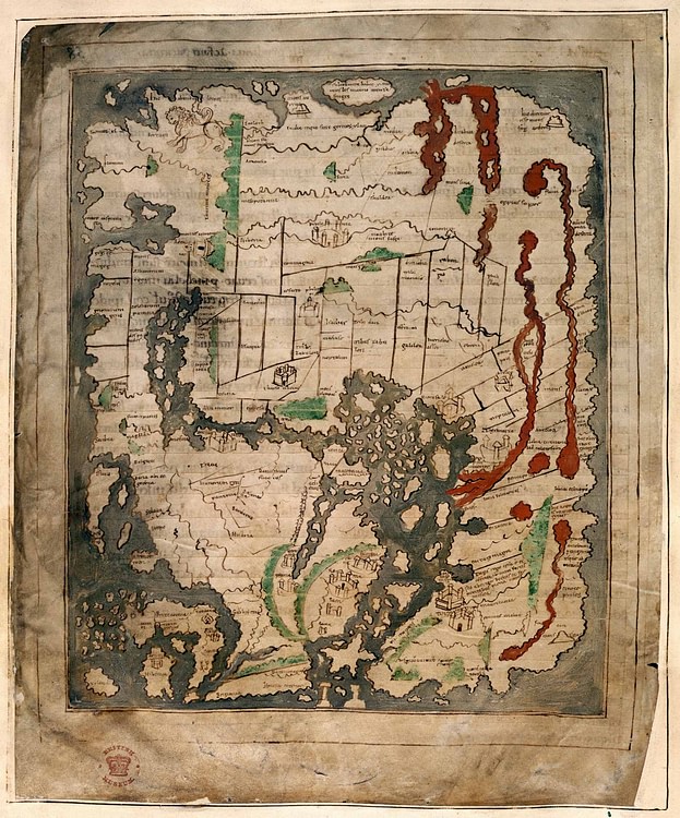 Anglo-Saxon Map of the World