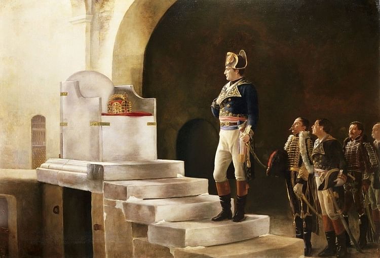 Napoleon in Aachen by Henri-Paul Motte