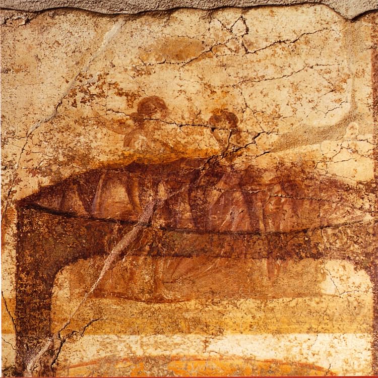 Erotic Fresco from the Suburban Baths, Pompeii