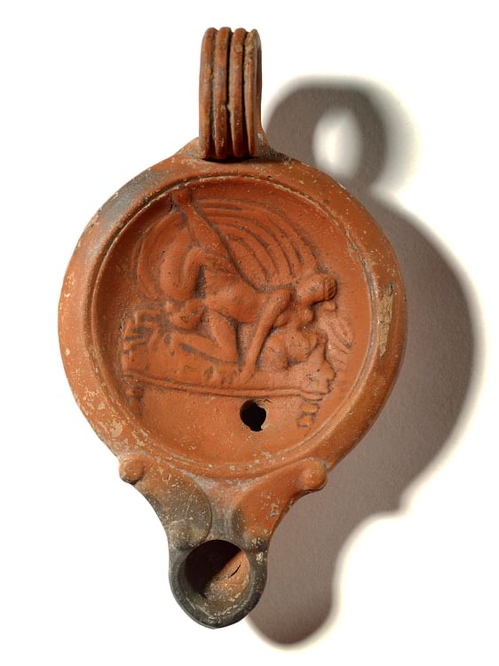Roman Erotic Oil Lamp