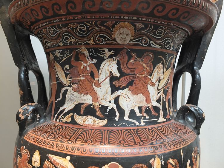 Krater with Amazons on Horseback