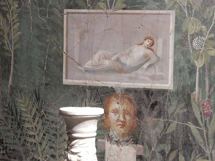 Fresco from the House of Golden Bracelet, Pompeii