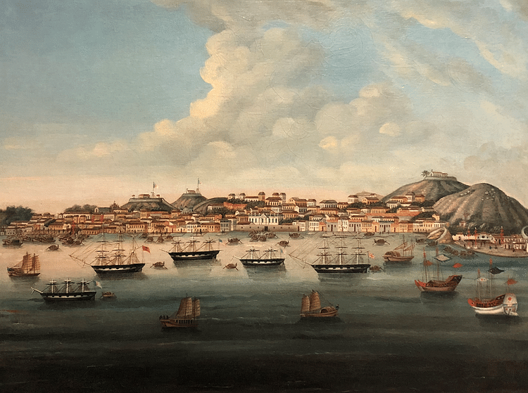 Port of Portuguese Macao