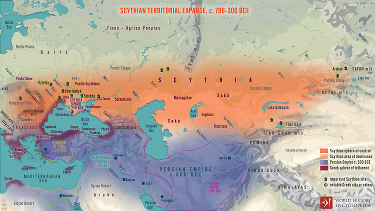 Scythian Territorial Expanse - World History Encyclopedia