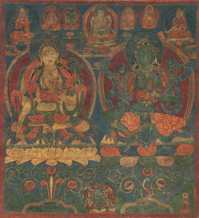 White Tara and Green Tara