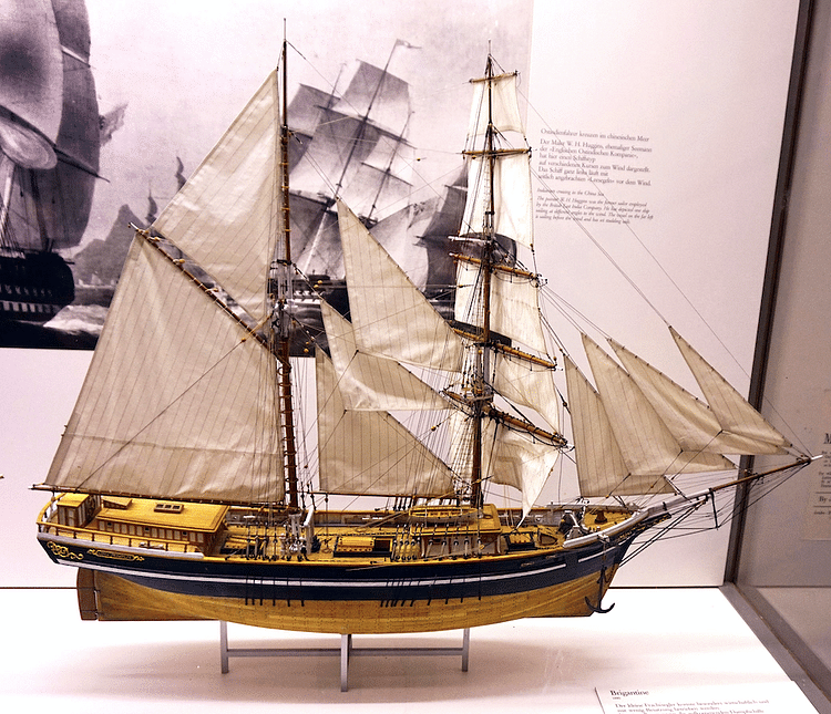 Brigantine Ship (Illustration) - World History Encyclopedia