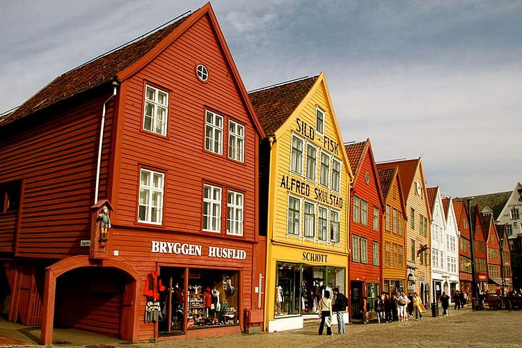 Merchant Houses, Bryggen, Bergen