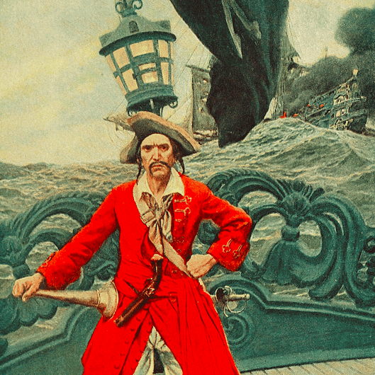 A Pirate Captain by Howard Pyle