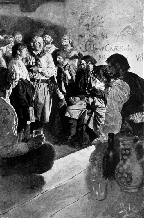 Pirates on Shore by Howard Pyle