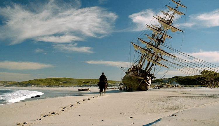 Careening a Pirate Ship