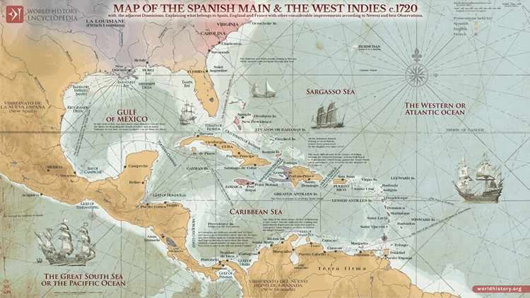 Spanish Colonisation Map 7 Maps of the Spanish Colonial Empire - World History Encyclopedia