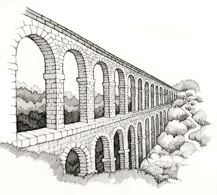 Ancient Aqueduct (From the Novel 