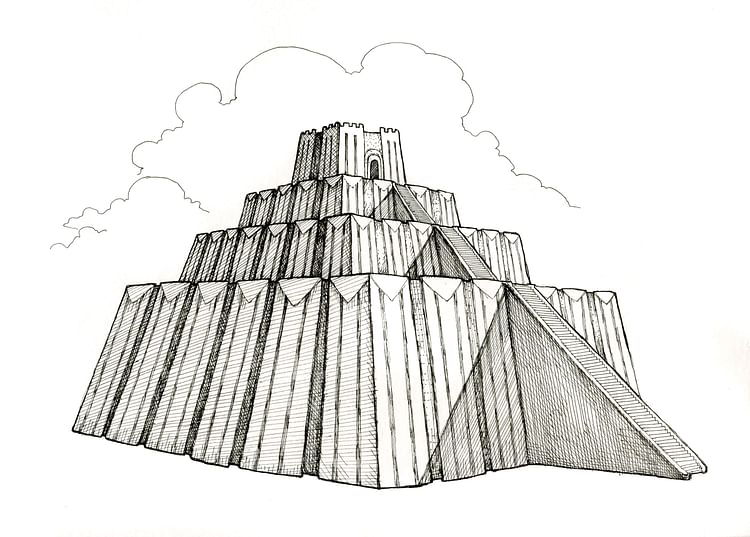Ancient Ziggurat (From the Novel 
