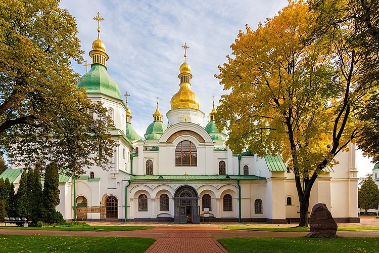 Entrance to Saint Sophia Cathedral, Kyiv