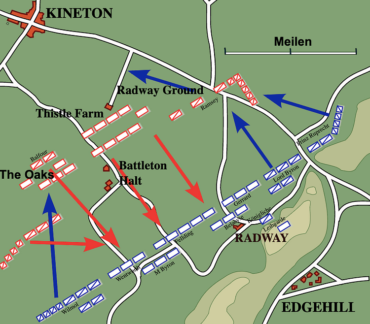 Troop Dispositions, Battle of Edgehill