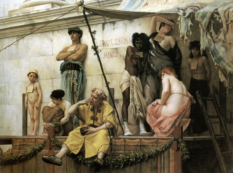 Ancient Roman Slave Market