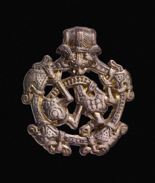 Borre-style Pendant with a Gripping Beast