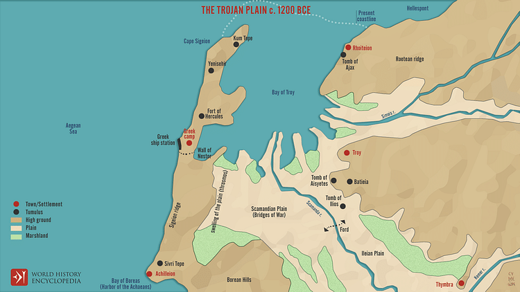 The Trojan Plain c. 1200 BCE