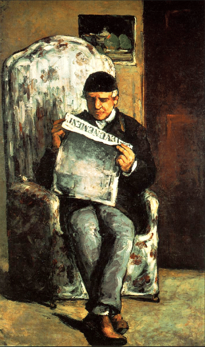 Louis-Auguste Cézanne by Paul Cézanne