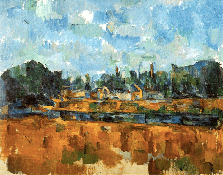 Riverbanks by Cézanne