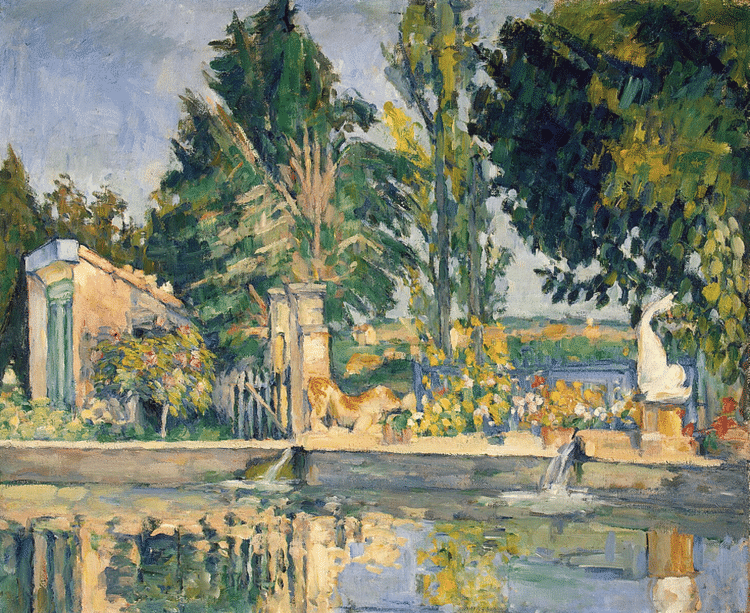 The Pool of Jas de Bouffan by Cézanne