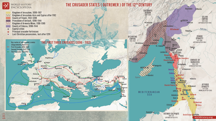 Edessa: Diğer Adıyla Urfa 8 Mitolojiler.com The First Three Crusades and the 12th-Century Latin East (Outremer)