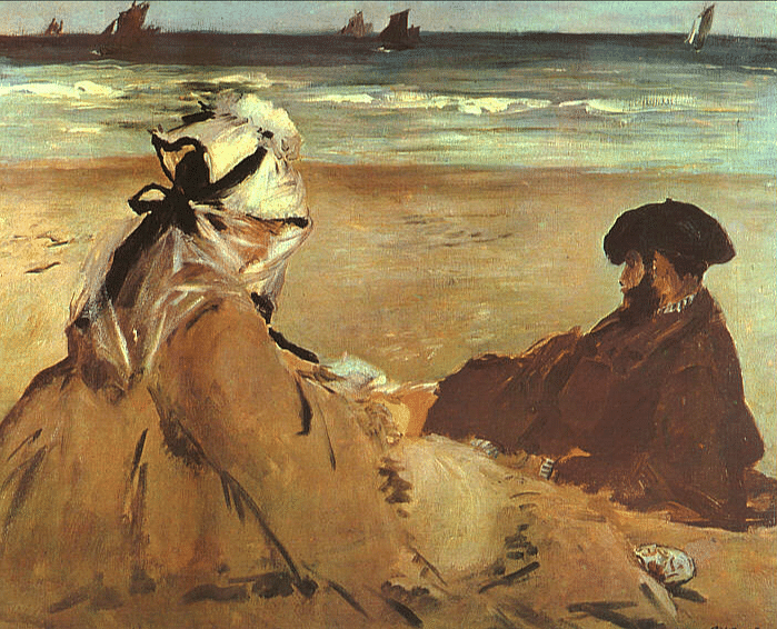 On the Beach by Manet