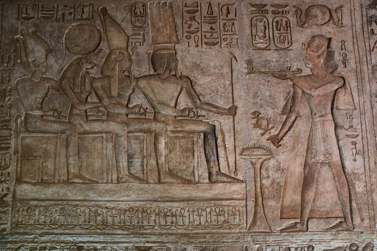Ramesses II Offering to the gods at Wadi es-Sebua