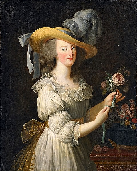 Marie Antoinette in a Muslin Dress