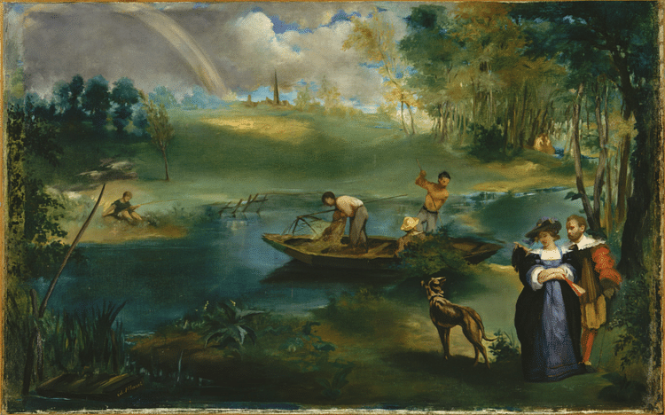 Fishing by Manet